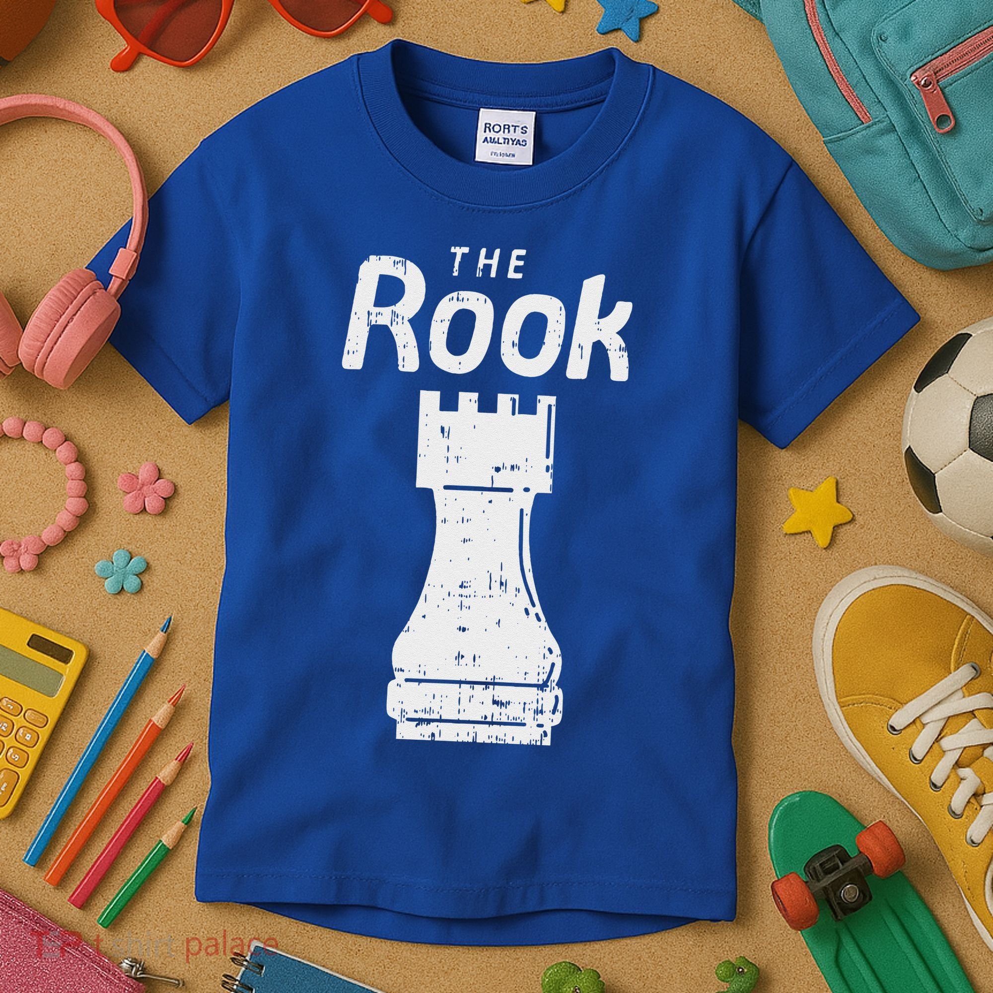 Halloween Chess Piece The Rook Matching Costume Kids T-Shirt