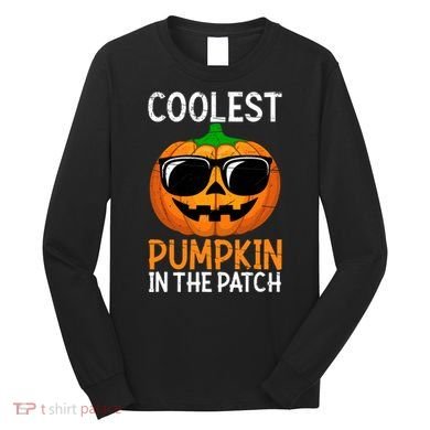 Halloween Coolest Pumpkin In The Patch Long Sleeve Shirt