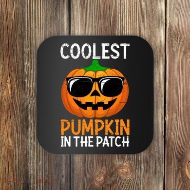 Halloween Coolest Pumpkin In The Patch Coaster