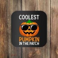 Halloween Coolest Pumpkin In The Patch Coaster thumb 0