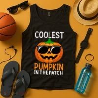 Halloween Coolest Pumpkin In The Patch Tank Top thumb 4
