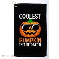 Halloween Coolest Pumpkin In The Patch Golf Towel thumb 0