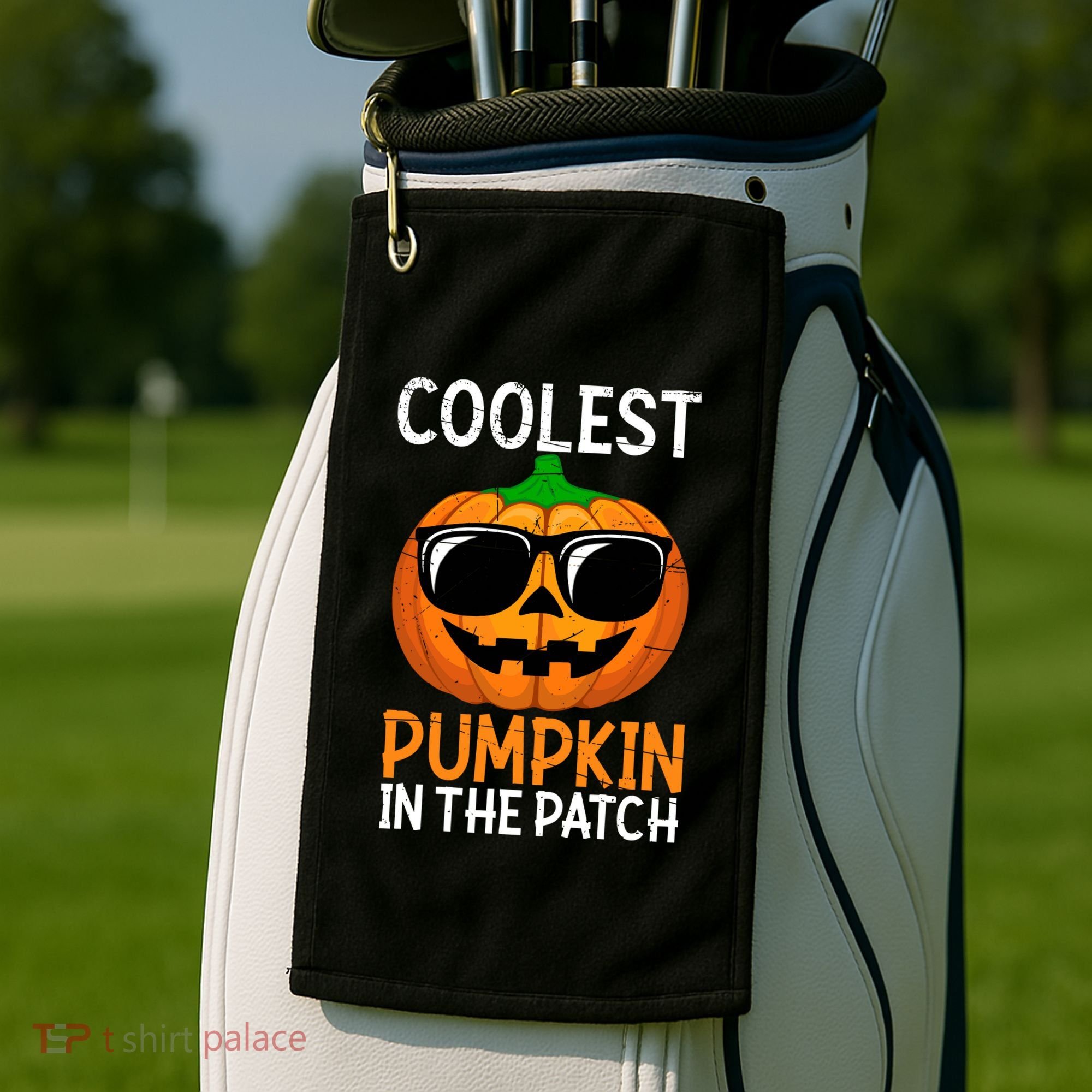 Halloween Coolest Pumpkin In The Patch Golf Towel