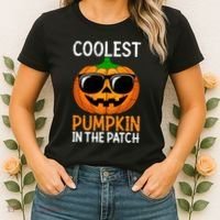 Halloween Coolest Pumpkin In The Patch Women's T-Shirt thumb 2