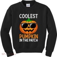 Halloween Coolest Pumpkin In The Patch Kids Sweatshirt thumb 0