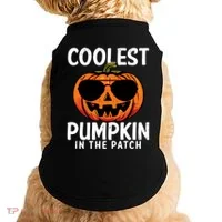 Halloween Coolest Pumpkin In The Patch Doggie Tank thumb 0
