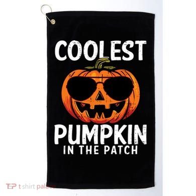 Halloween Coolest Pumpkin In The Patch Golf Towel
