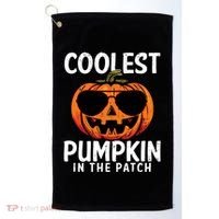 Halloween Coolest Pumpkin In The Patch Golf Towel thumb 0