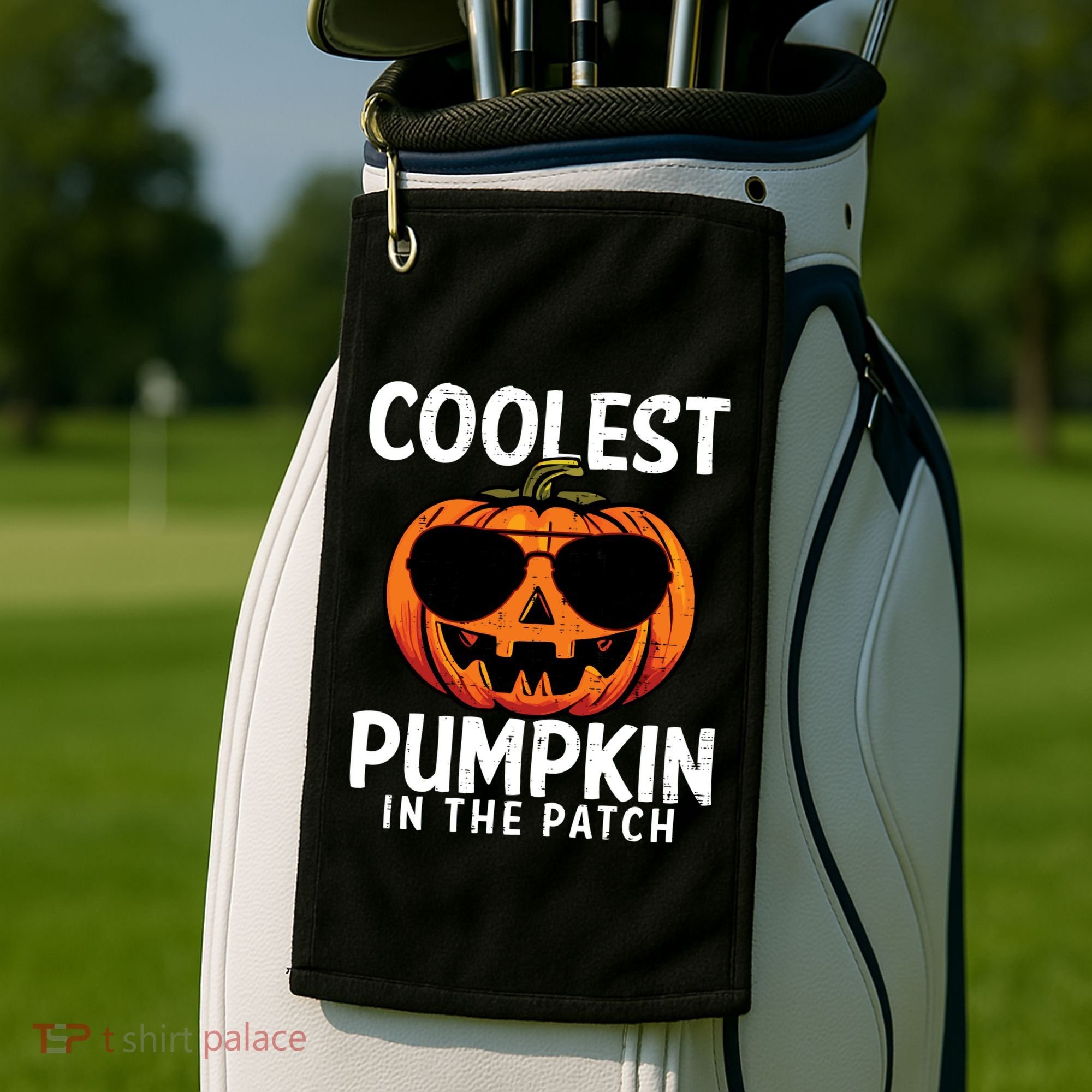 Halloween Coolest Pumpkin In The Patch Golf Towel