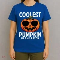 Halloween Coolest Pumpkin In The Patch T-Shirt thumb 4