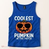 Halloween Coolest Pumpkin In The Patch Tank Top thumb 2