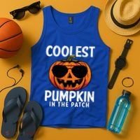 Halloween Coolest Pumpkin In The Patch Tank Top thumb 4