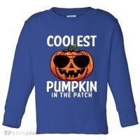 Halloween Coolest Pumpkin In The Patch Toddler Long Sleeve Shirt thumb 0