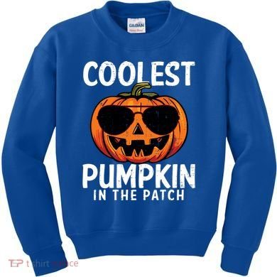 Halloween Coolest Pumpkin In The Patch Kids Sweatshirt