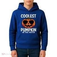 Halloween Coolest Pumpkin In The Patch Kids Hoodie thumb 4
