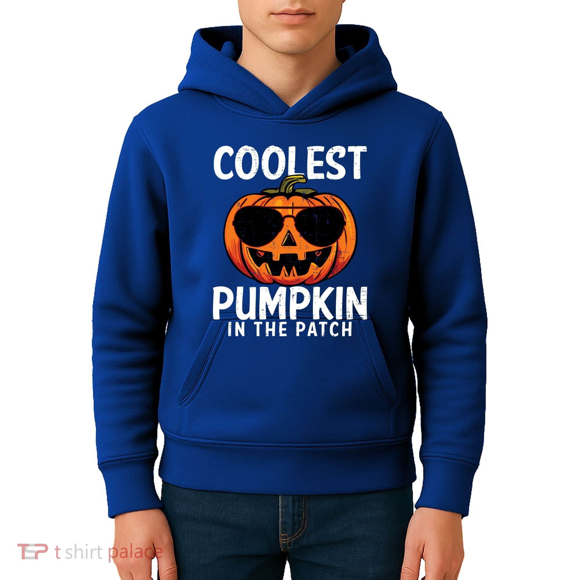 Halloween Coolest Pumpkin In The Patch Kids Hoodie