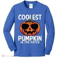 Halloween Coolest Pumpkin In The Patch Kids Long Sleeve Shirt thumb 0