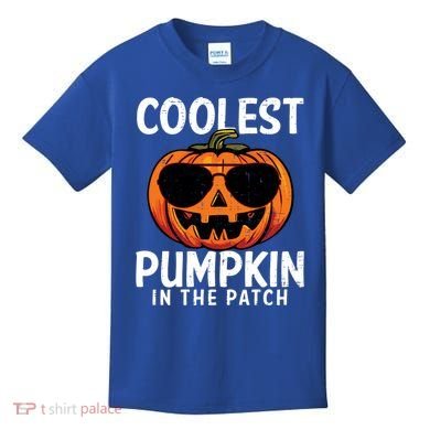 Halloween Coolest Pumpkin In The Patch Kids T-Shirt