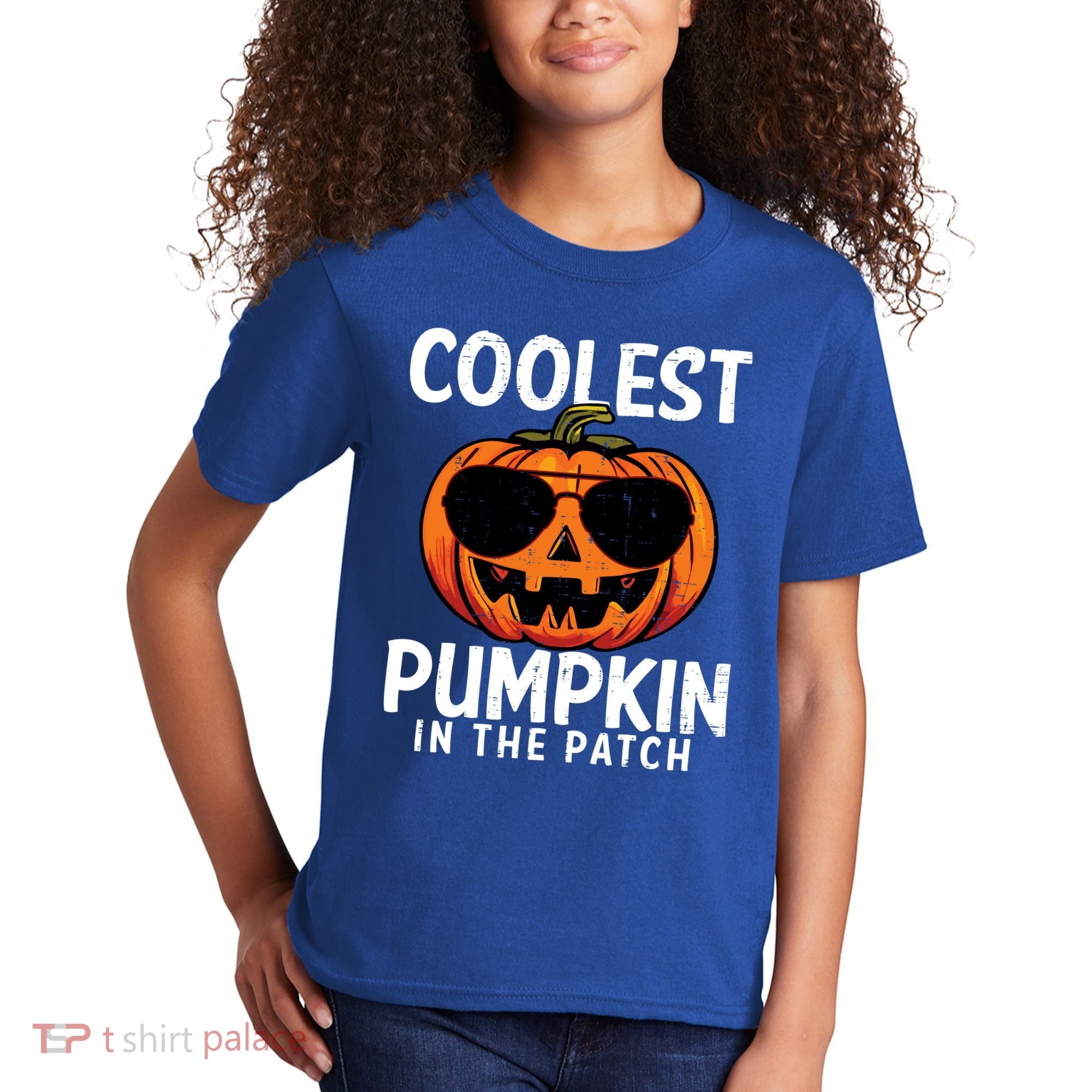 Halloween Coolest Pumpkin In The Patch Kids T-Shirt