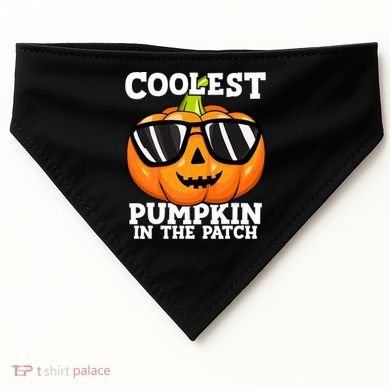 Halloween Coolest Pumpkin In The Patch USA-Made Doggie Bandana