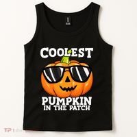 Halloween Coolest Pumpkin In The Patch Tank Top thumb 2