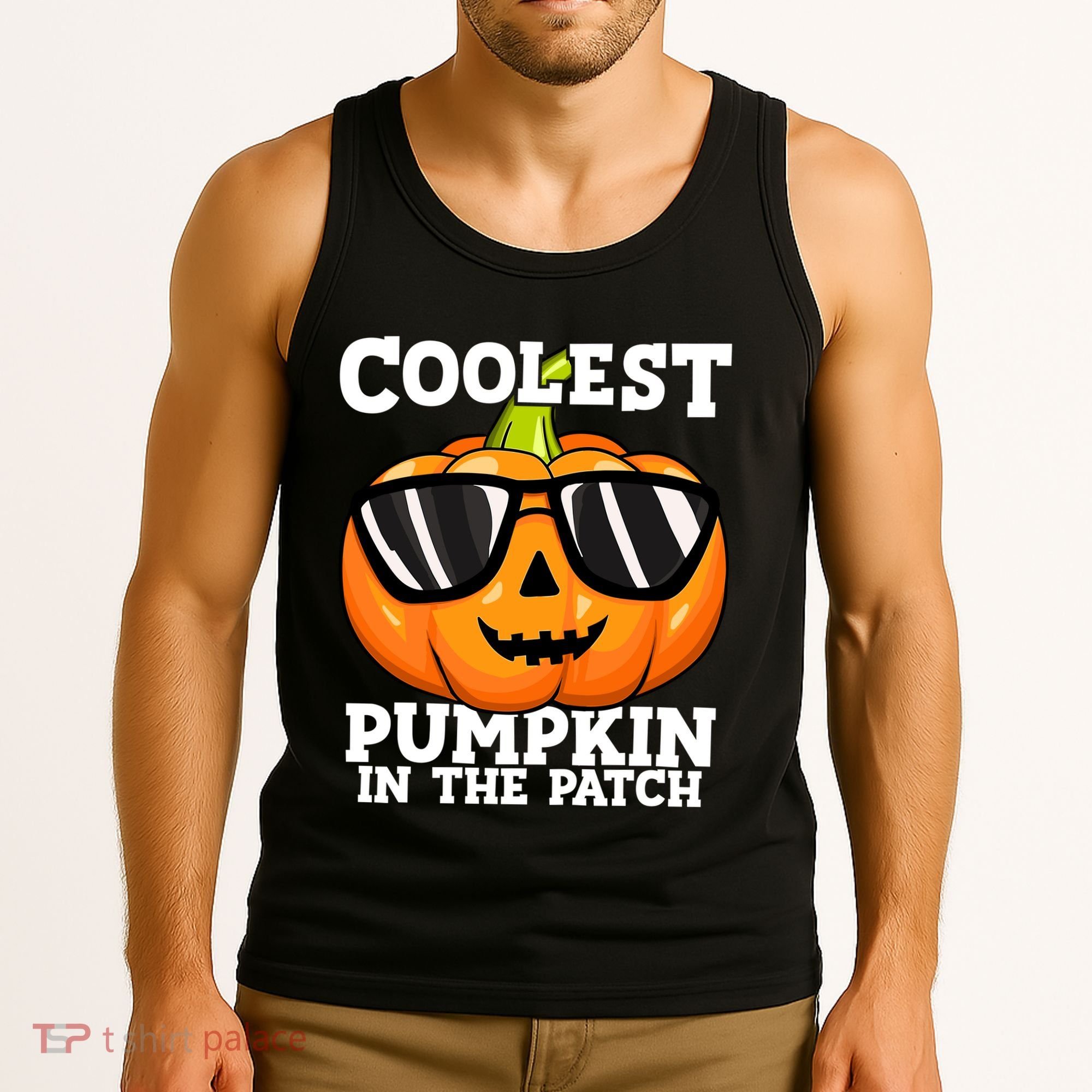 Halloween Coolest Pumpkin In The Patch Tank Top