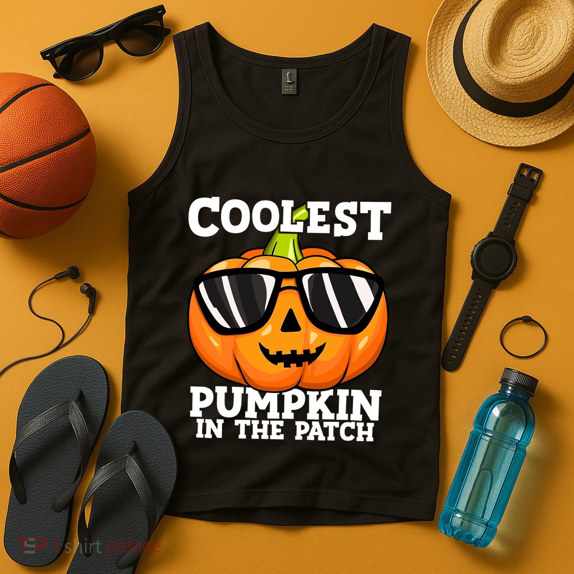 Halloween Coolest Pumpkin In The Patch Tank Top