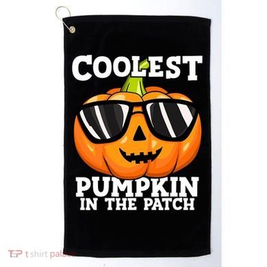 Halloween Coolest Pumpkin In The Patch Golf Towel