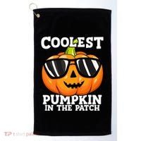 Halloween Coolest Pumpkin In The Patch Golf Towel thumb 0