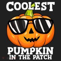 Halloween Coolest Pumpkin In The Patch Golf Towel thumb 3