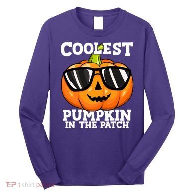 Halloween Coolest Pumpkin In The Patch Long Sleeve Shirt