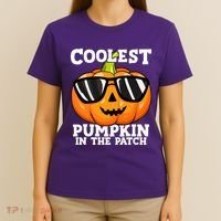 Halloween Coolest Pumpkin In The Patch T-Shirt thumb 4