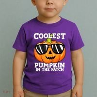 Halloween Coolest Pumpkin In The Patch Toddler T-Shirt thumb 2