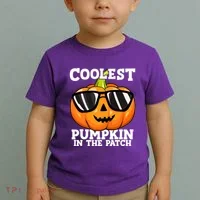 Halloween Coolest Pumpkin In The Patch Toddler T-Shirt thumb 2
