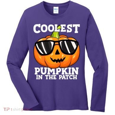 Halloween Coolest Pumpkin In The Patch Women's Long Sleeve Shirt