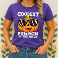Halloween Coolest Pumpkin In The Patch Women's T-Shirt thumb 2