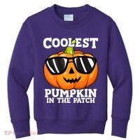 Halloween Coolest Pumpkin In The Patch Kids Sweatshirt thumb 0