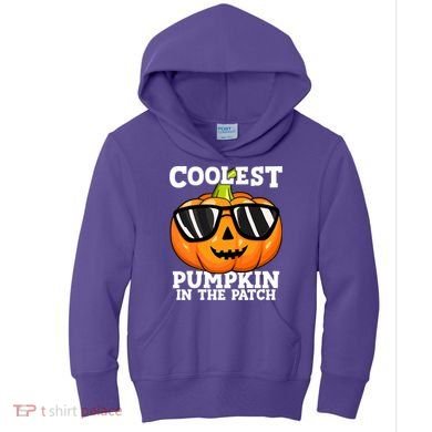 Halloween Coolest Pumpkin In The Patch Kids Hoodie