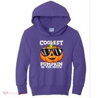 Halloween Coolest Pumpkin In The Patch Kids Hoodie thumb 0