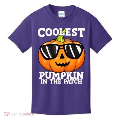 Halloween Coolest Pumpkin In The Patch Kids T-Shirt
