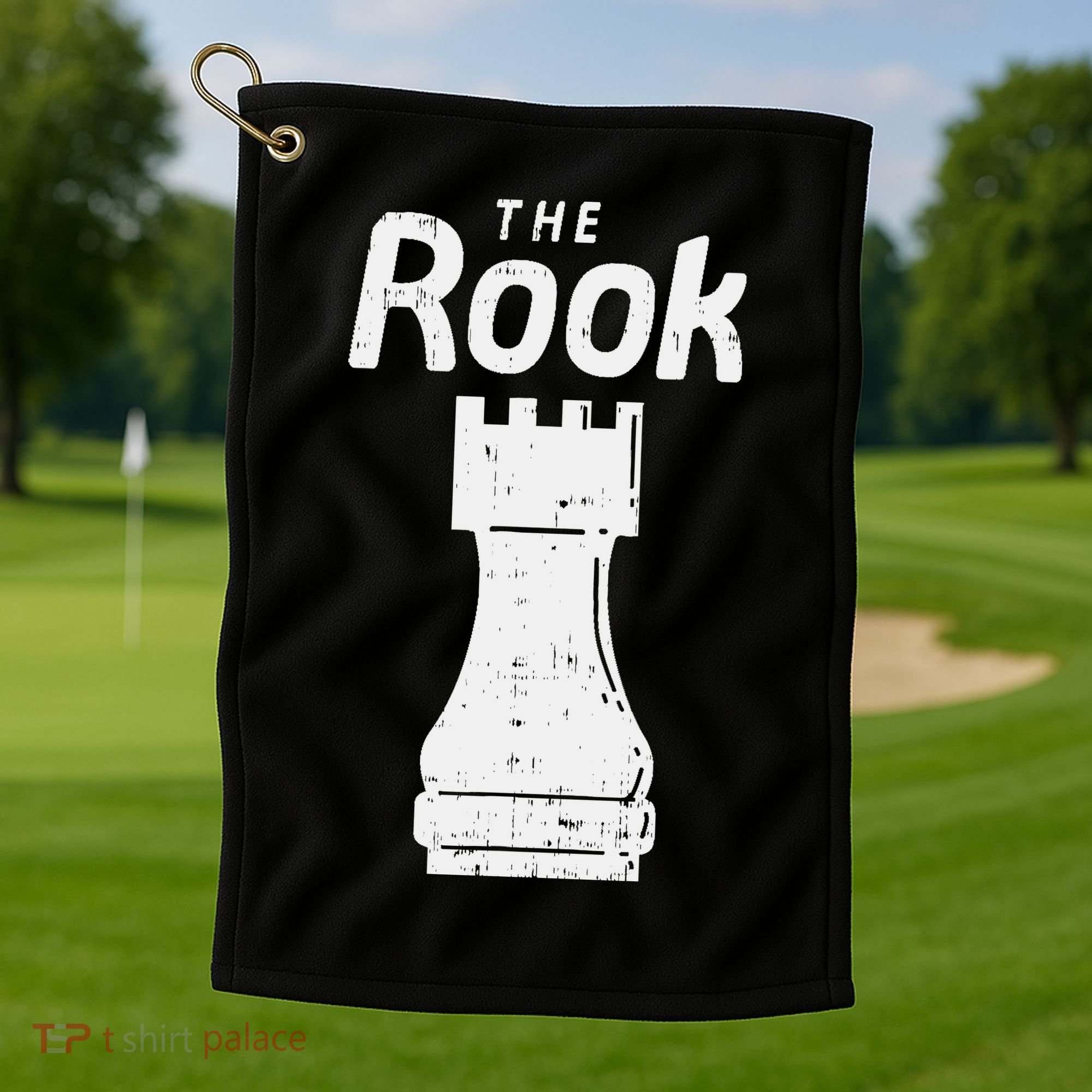 Halloween Chess Piece The Rook Matching Costume Golf Towel