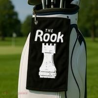 Halloween Chess Piece The Rook Matching Costume Golf Towel thumb 2