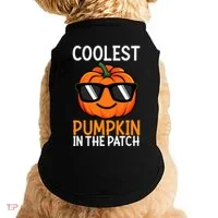 Halloween Coolest Pumpkin In The Patch Doggie Tank thumb 0