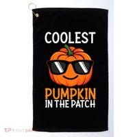 Halloween Coolest Pumpkin In The Patch Golf Towel thumb 0