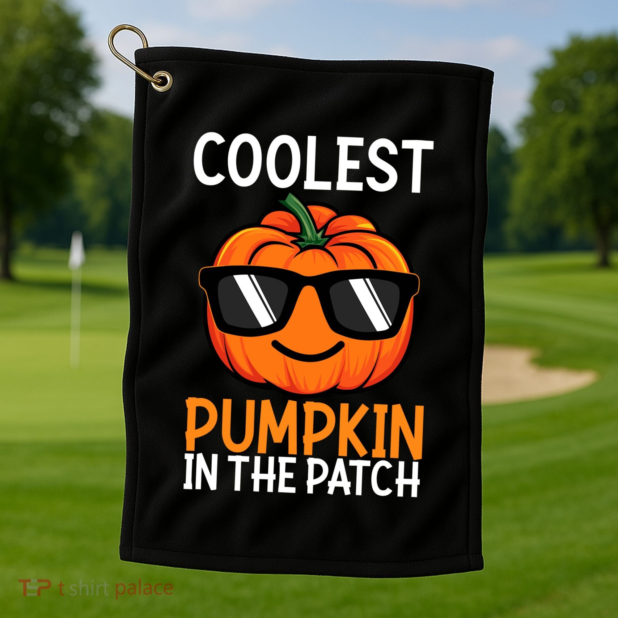 Halloween Coolest Pumpkin In The Patch Golf Towel