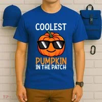 Halloween Coolest Pumpkin In The Patch T-Shirt thumb 6