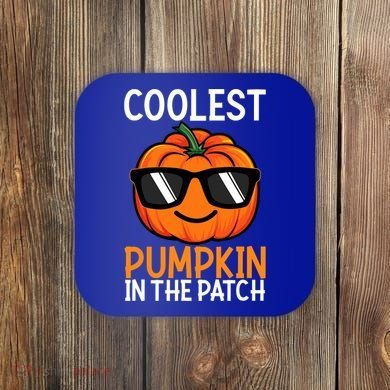 Halloween Coolest Pumpkin In The Patch Coaster
