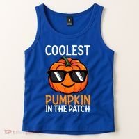 Halloween Coolest Pumpkin In The Patch Tank Top thumb 2