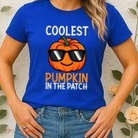 Halloween Coolest Pumpkin In The Patch Women's T-Shirt thumb 2