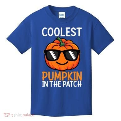 Halloween Coolest Pumpkin In The Patch Kids T-Shirt